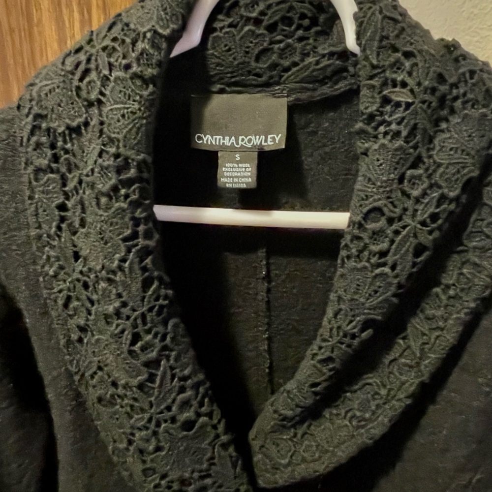 Vintage Cynthia Rowley Small Black small jacket